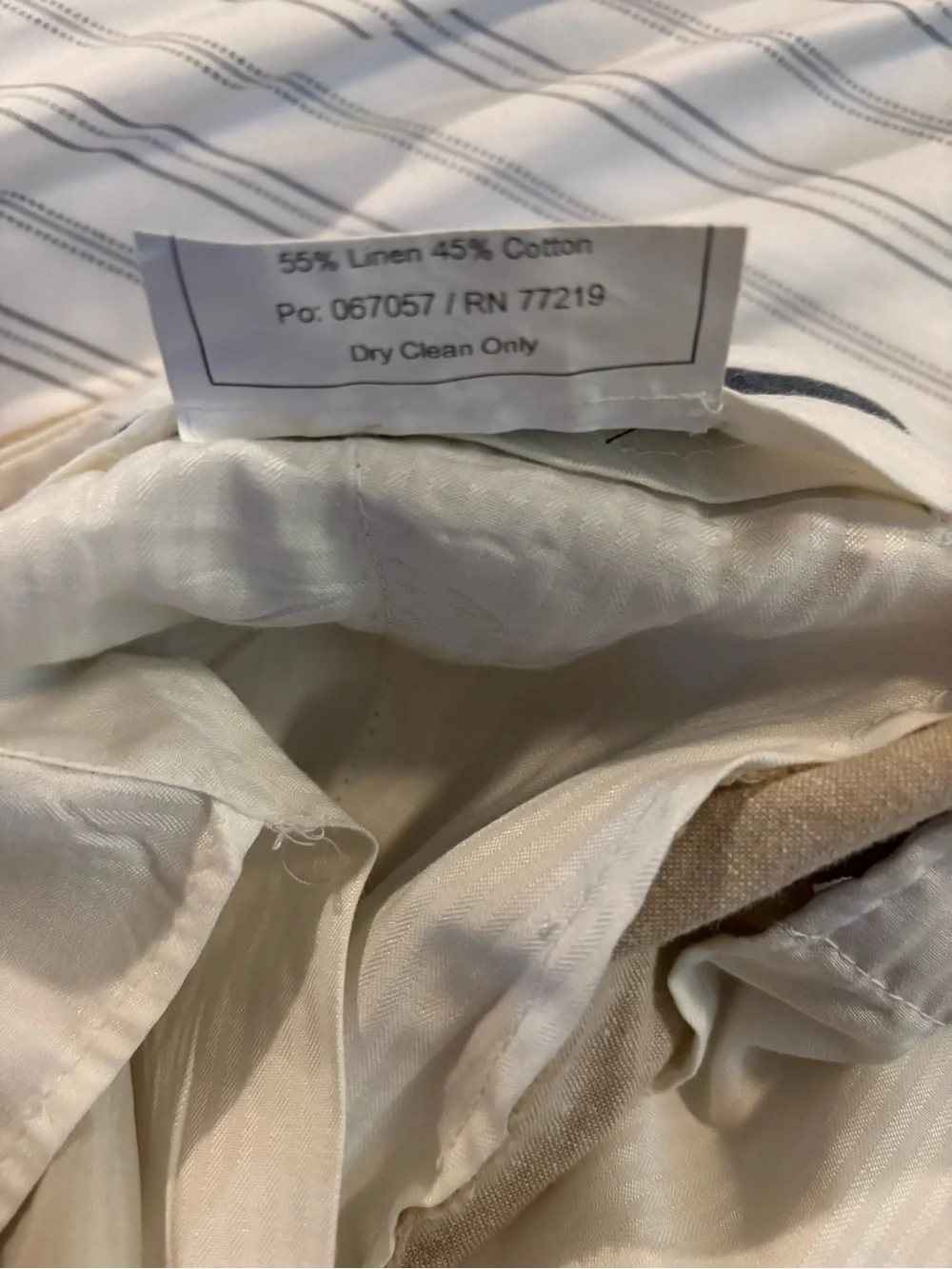 Joseph Abound Linen Blend Pants Mens 34 Coast Beach Vacation Yacht Nautical Boat